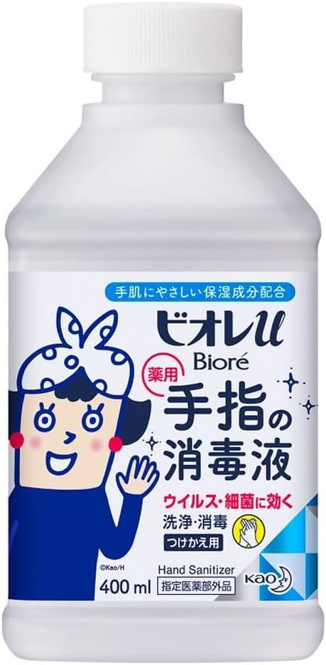 【指定医薬部外品】ビオレu 薬用 手指の消毒 置き型 つけかえ用 ４００ｍｌ