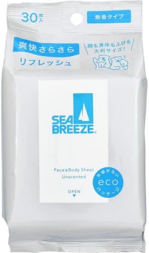 シーブリーズ　フェイス＆ボディシートＮ　無香料　３０枚