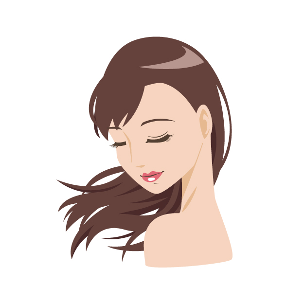 黒髪用カラーリング