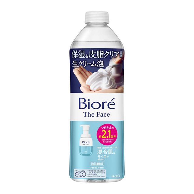 ビオレ　ザフェイス　泡洗顔料　モイスト　つめかえ用３４０ｍｌ