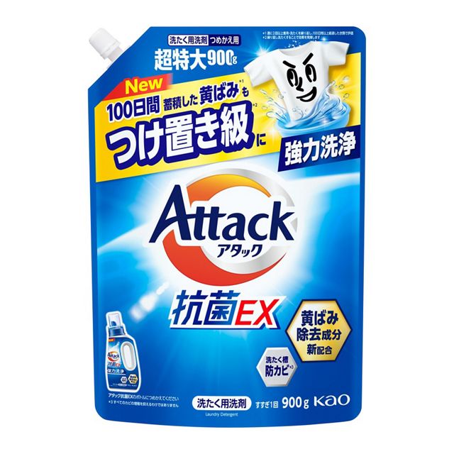 アタック抗菌ＥＸ　つめかえ用　900g