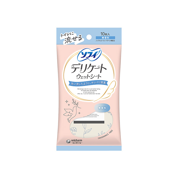 ソフィ デリケートウェットシート 無香料 10枚入