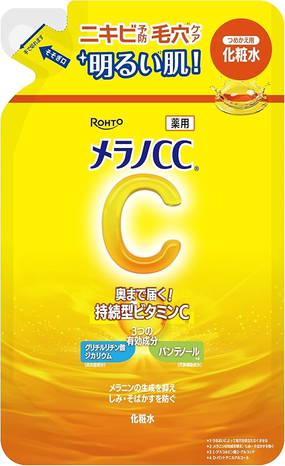 メラノＣＣ 薬用しみ対策美白化粧水 つめかえ用　170mL