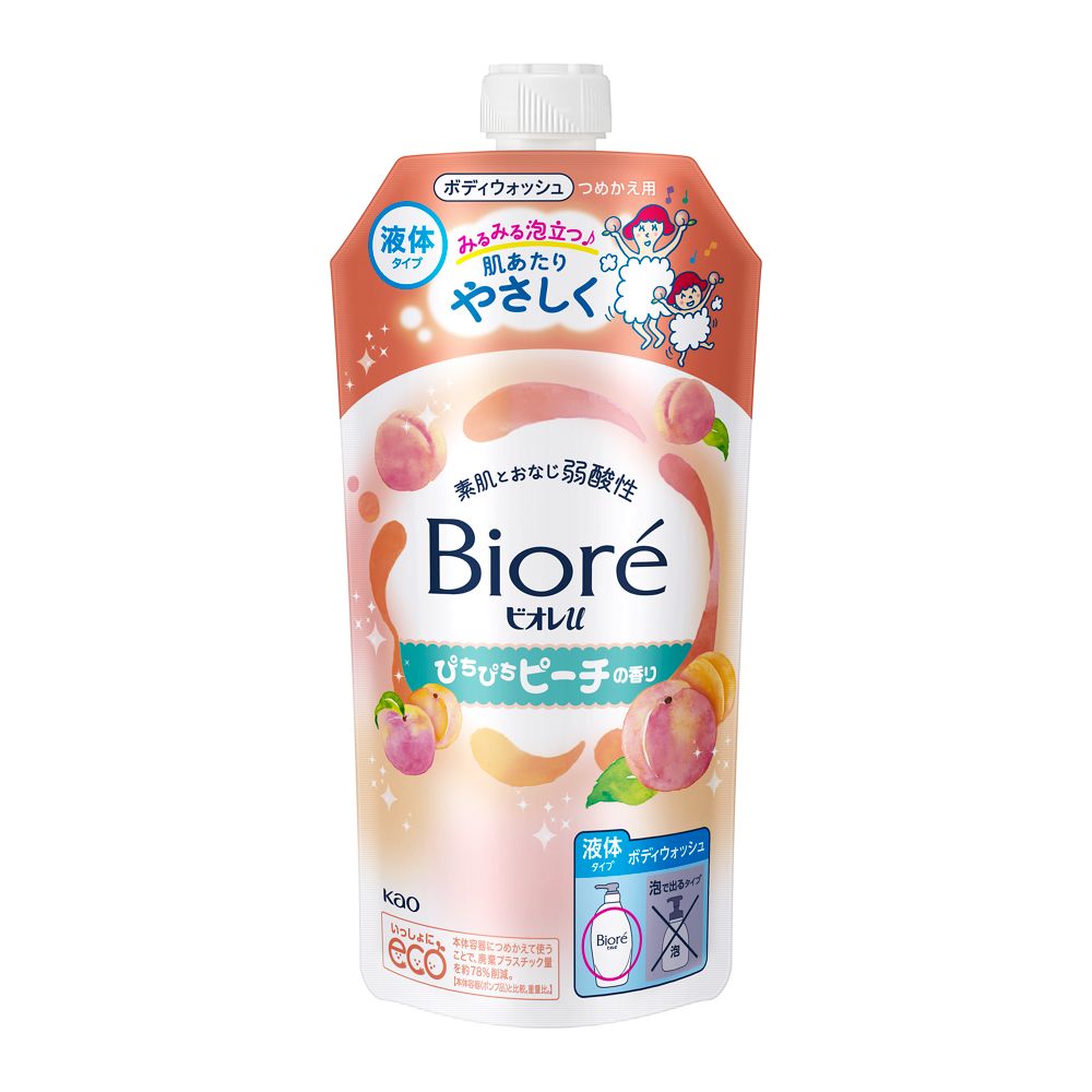 ビオレｕ　ぴちぴちピーチの香り　つめかえ用　３２０ｍｌ