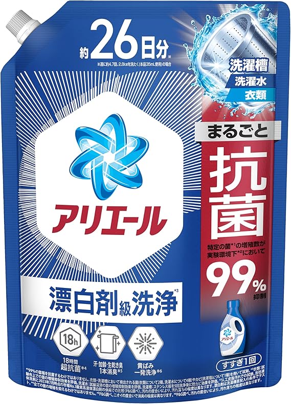 アリエールジェル　つめかえ超特大サイズ　６２５ｇ