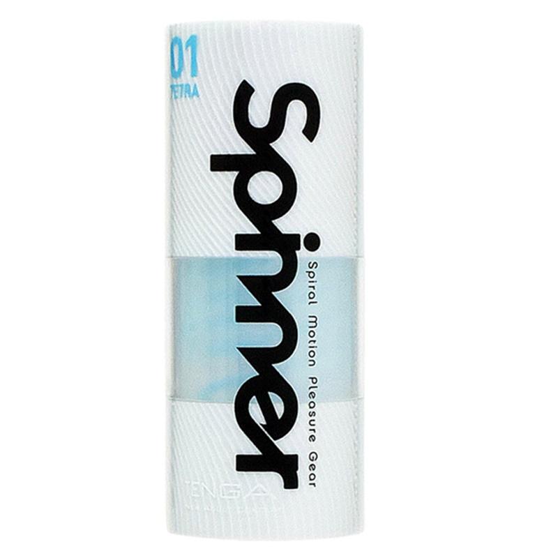 TENGA テンガ SPINNER スピナー 01 TETRA テトラ 【連続リブが滑らかに波打つマイルドエッジ】繰り返しタイプ 回転 ミニローション付き 1個 (x 1)  [アダルト]