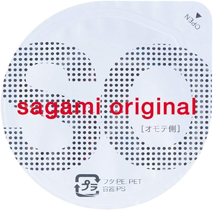 サガミオリジナル002 コンドーム 薄型 ポリウレタン製 0.02ミリ 10個入の個包装画像