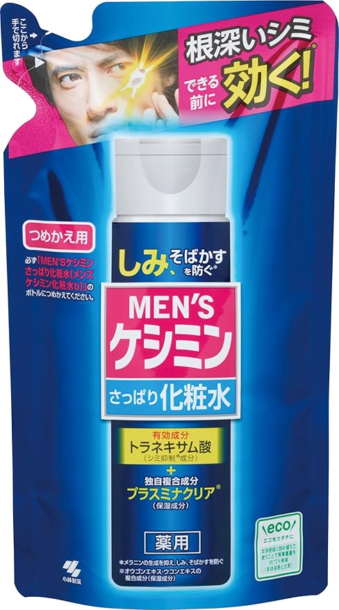 【小林製薬】 メンズケシミンさっぱり化粧水b つめかえ用　１４０ｍｌ