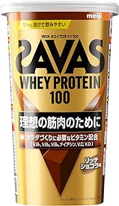 ザバス(SAVAS) ホエイプロテイン100 リッチショコラ味 280g 明治